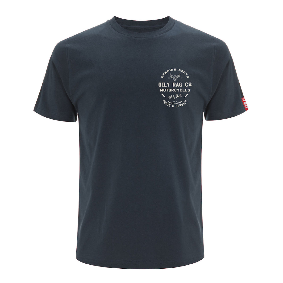 Parts & Service T-shirt - Denim Blue - Black Label Collection – Oily Rag Co