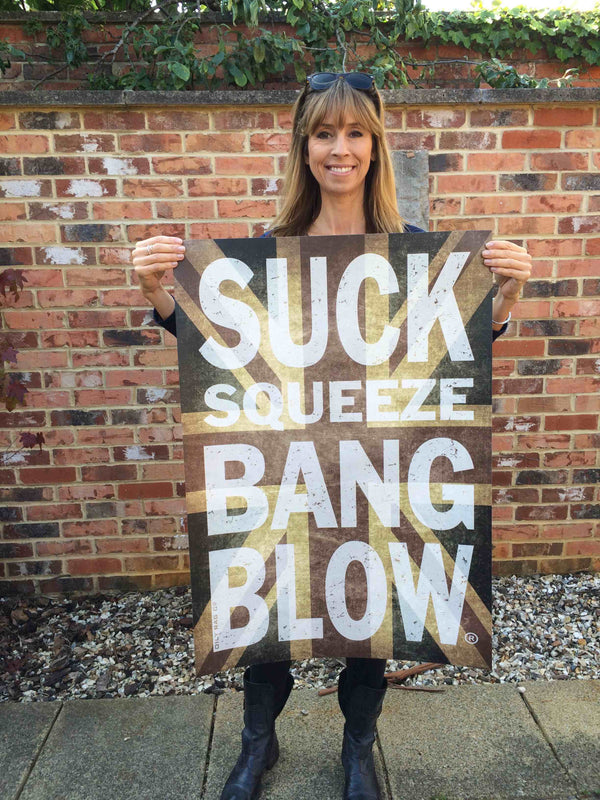 Suck Squeeze Bang Blow Print Size A1 841mm X 594mm Oily Rag Co