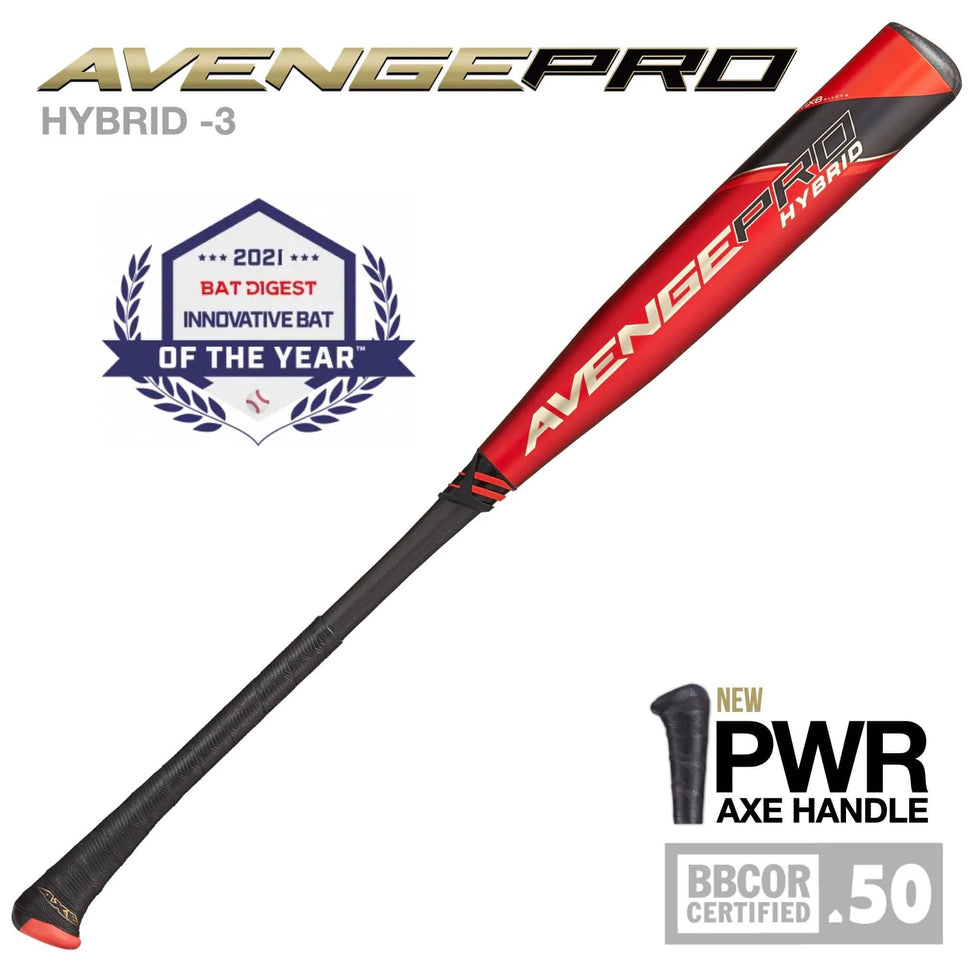 Axe Avenge Pro Hybrid (2022) 3Piece Hybrid BBCOR Baseball Bat Ausport