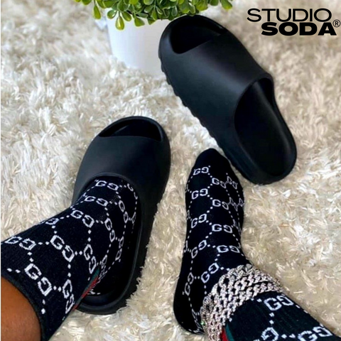 studio soda yeezy slides