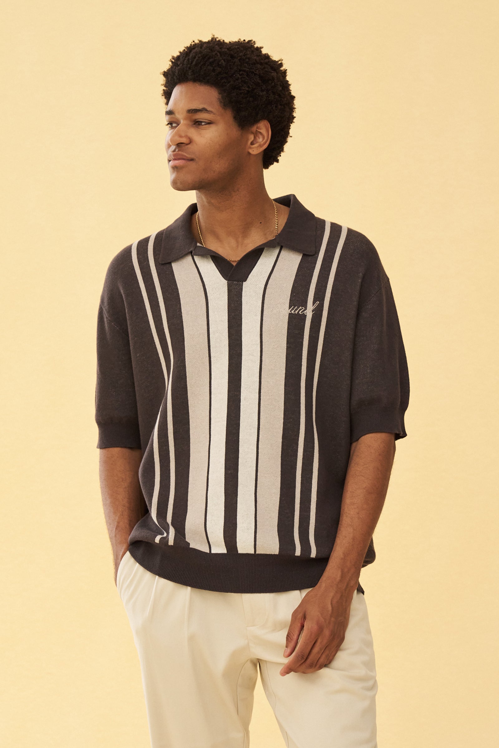 SOPRANA KNIT POLO – bound