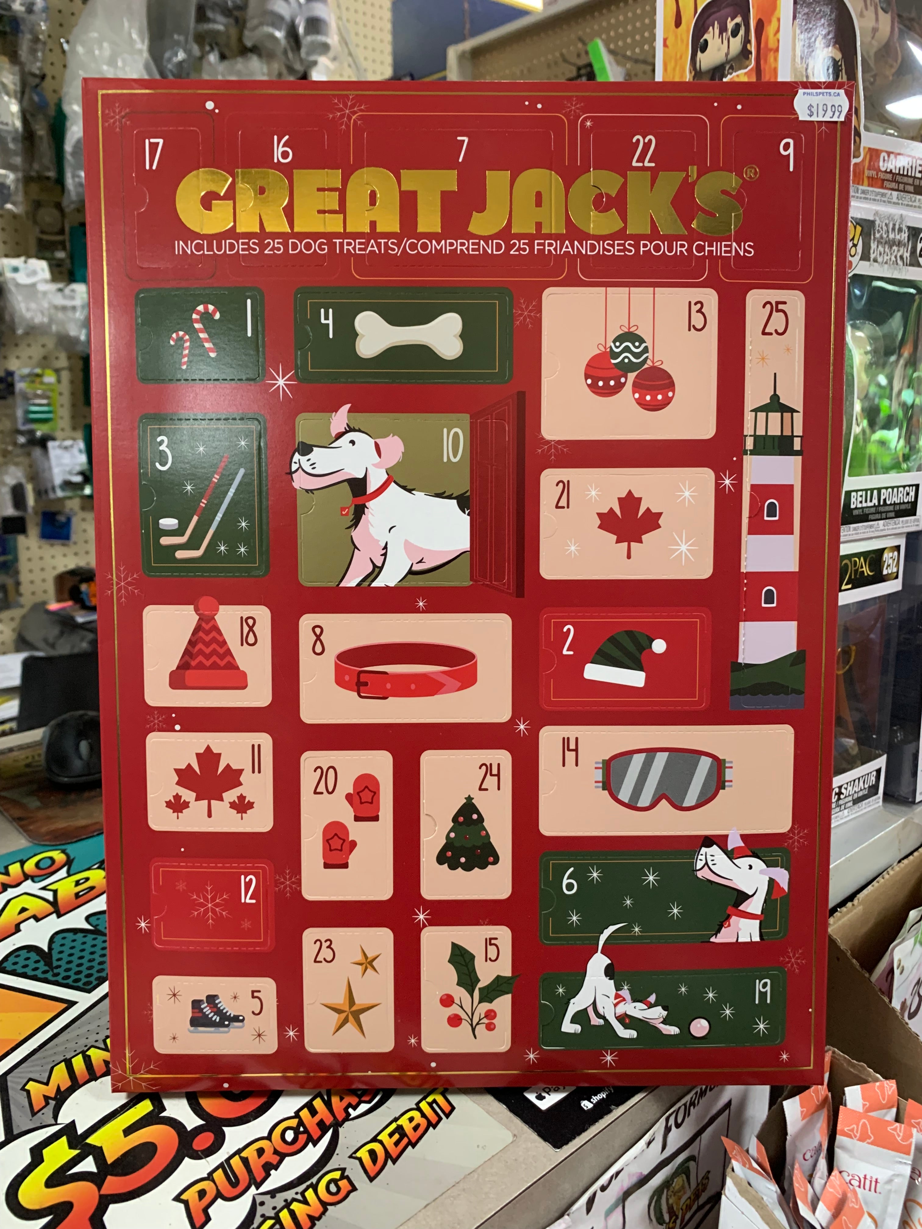 Great Jack's Holiday Advent Calendar For Dogs 2022