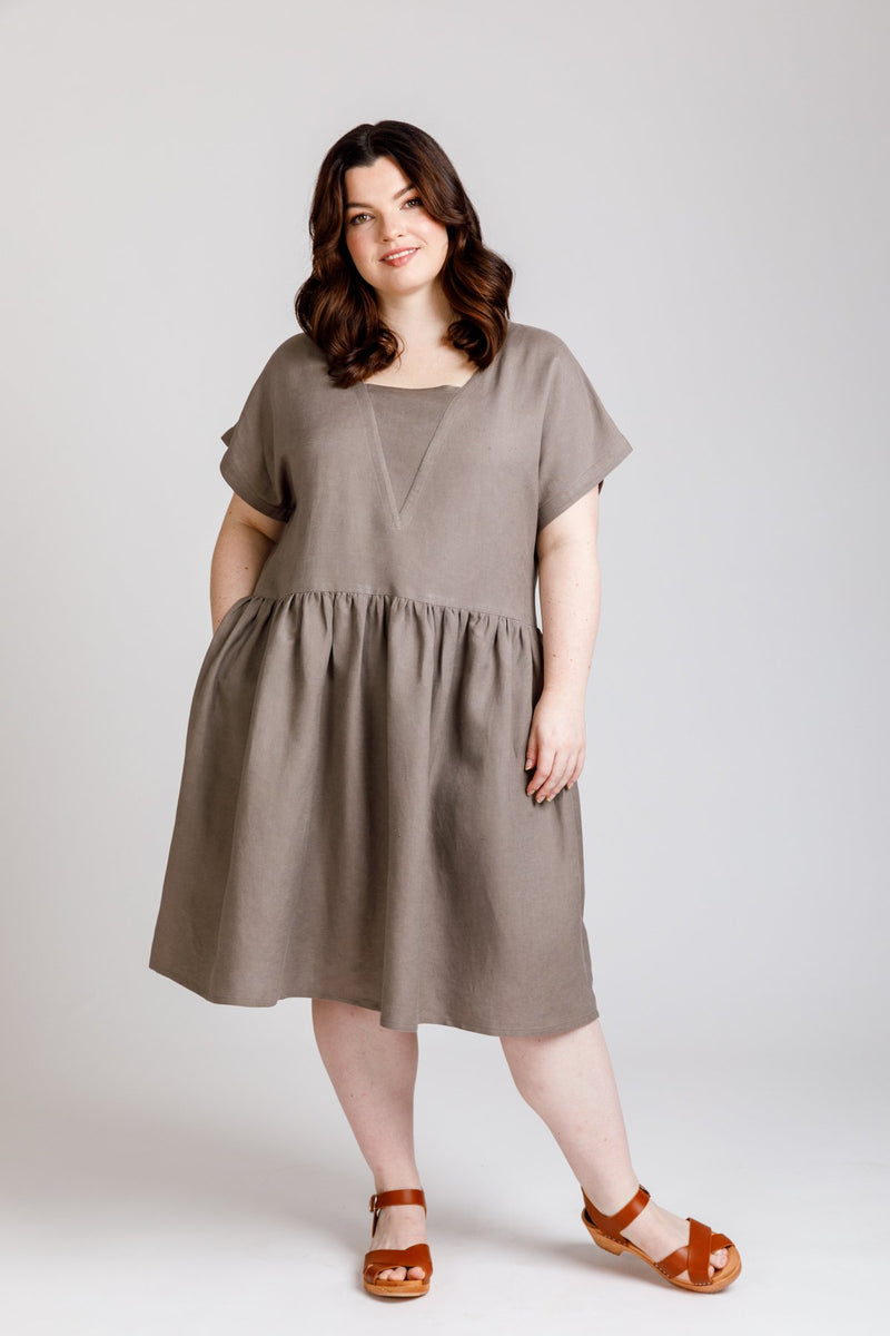 Olive Curve Dress & Blouse Sewing Pattern | Megan Nielsen Patterns ...