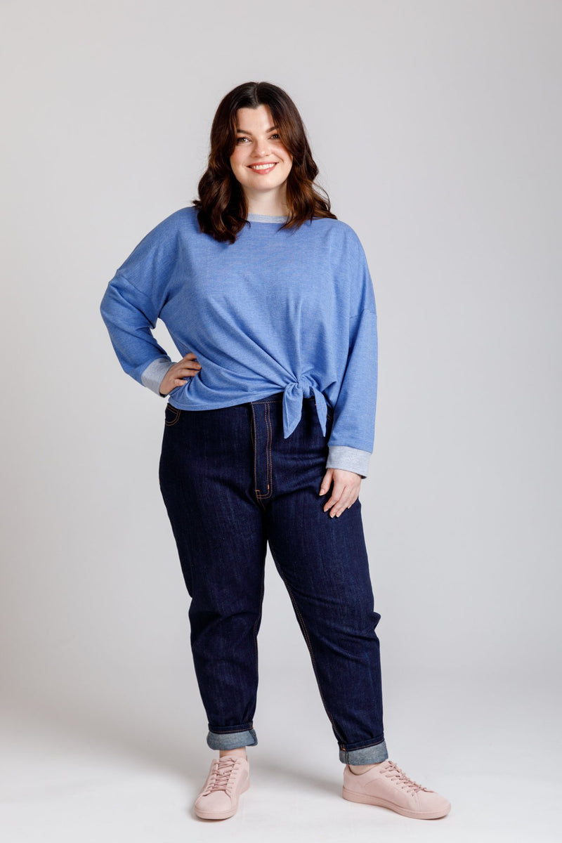 Jarrah Curve Sweater Sewing Pattern | Megan Nielsen Patterns – Megan ...