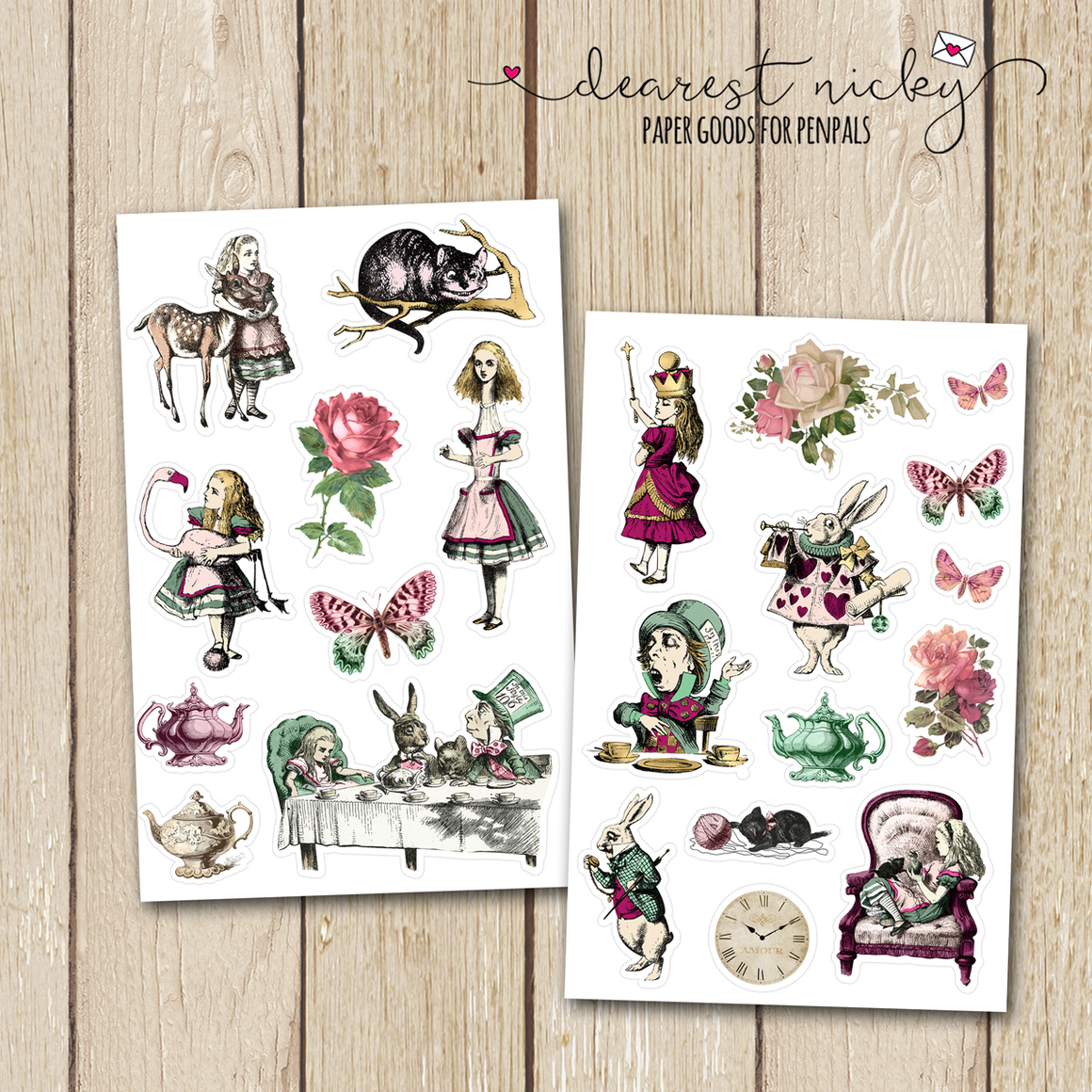 Dearest Nicky stationery sets and paper goods for letter writers.