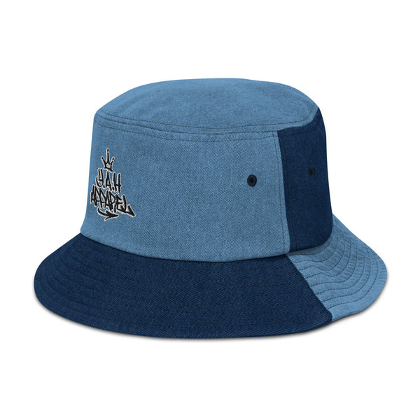 Tagged Denim Bucket Hat