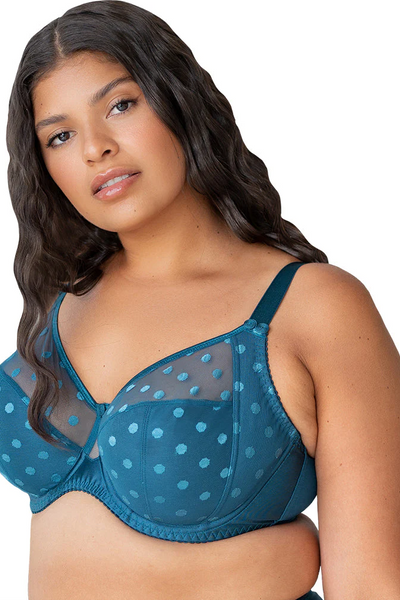 Fit Fully Yours Carmen Bra in Blue Coral - Something Comfortable