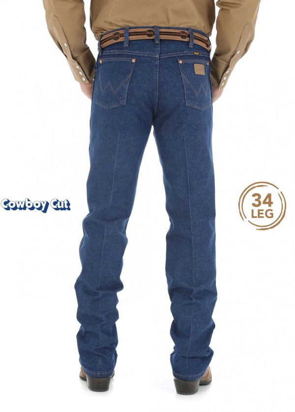 Wrangler Cowboy Cut Original Fit Mens Jeans - Pre Washed- 34 Leg - 13M -  Hollis Rural Trading