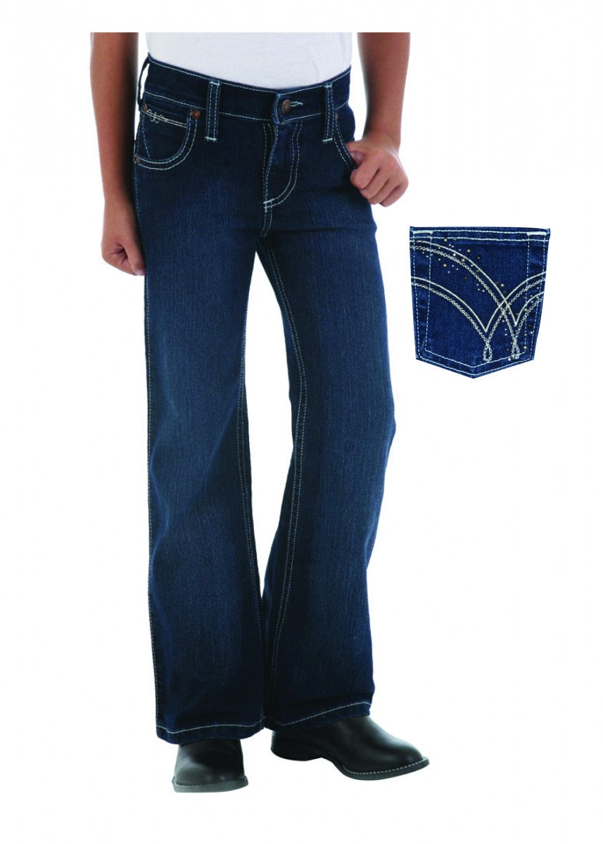 Wrangler Junior Q Baby Girls Jeans - XCP5249494 - Hollis Rural Trading