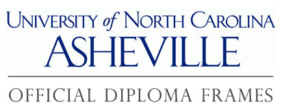University of North Carolina at Asheville diploma frame page
