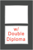 Kennesaw State University diploma frames for double diploma