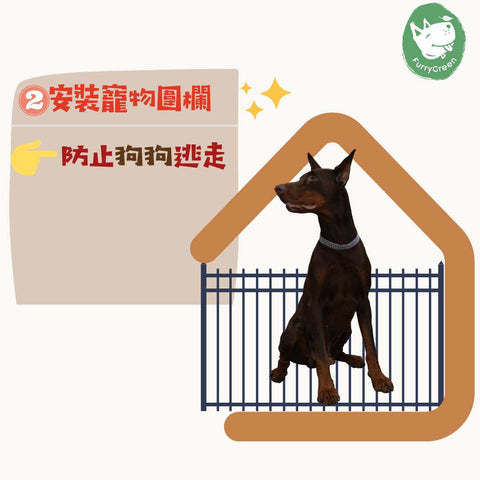 如何防止狗狗走失 安裝寵物圍欄