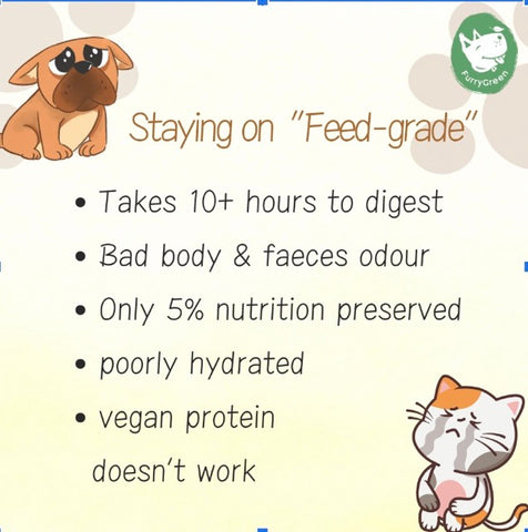 takeaways on food grade pet food