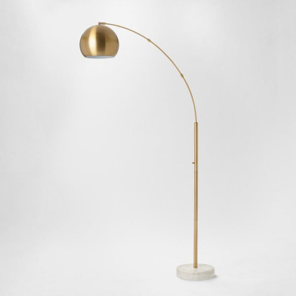 edris metal globe floor lamp