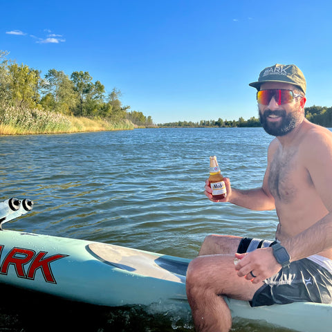 Prone paddling in Indiana