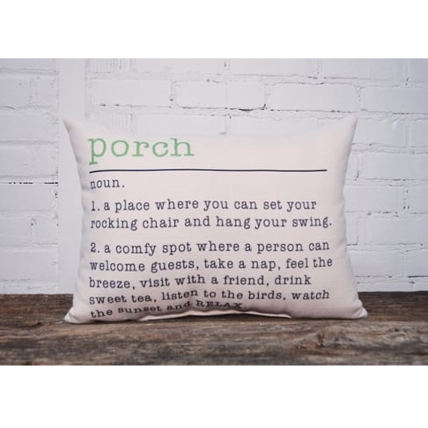 Porch Definition Pillow