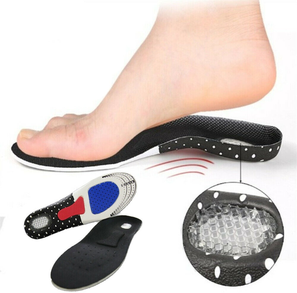 A Pair (2pc) Pain Relief Plantar Fasciitis Orthotic Inserts Pads (S/L