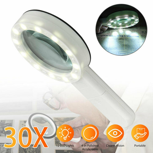 40x Magnifying Glass Eye Loupes Loop Optical Magnifier Jewelry Watch Repair  Tool