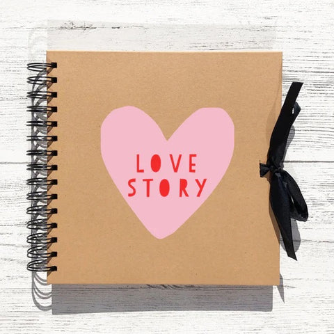 Love story scrapbook