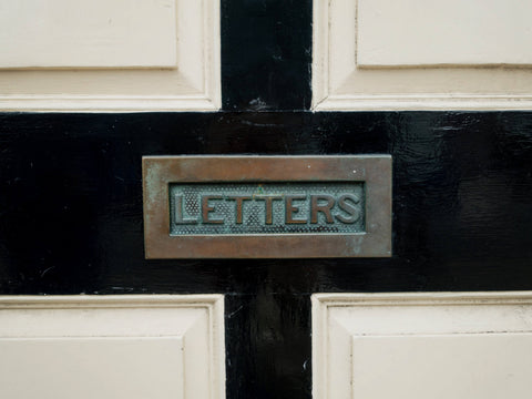 Letterbox image to illustrate writing to a school friend