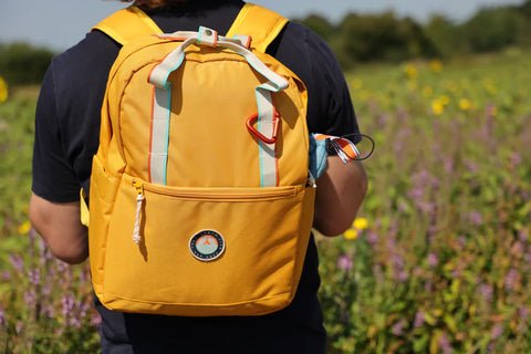 Yellow backpack by true north life