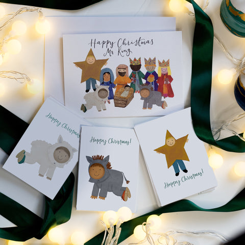 Christian Christmas cards for classmates and teachers