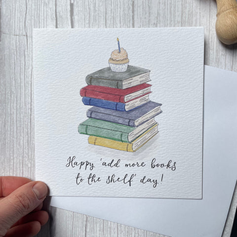 Book birthday card