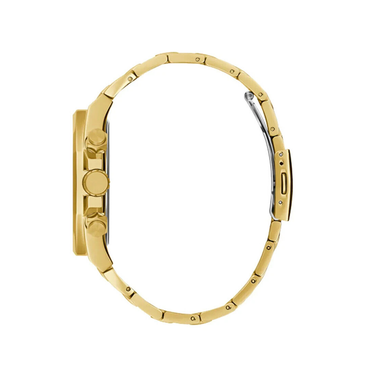 Guess Trophy Men's 46mm Gold PVD Quartz Watch GW0390G2