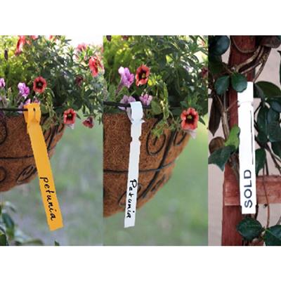 BEADNOVA Plant Labels 140pcs Plant Tags Multicolor Identification Stakes  Plastic Plant Labels for Pots Garden (4 Inch, 7 Colors) - Beadnova