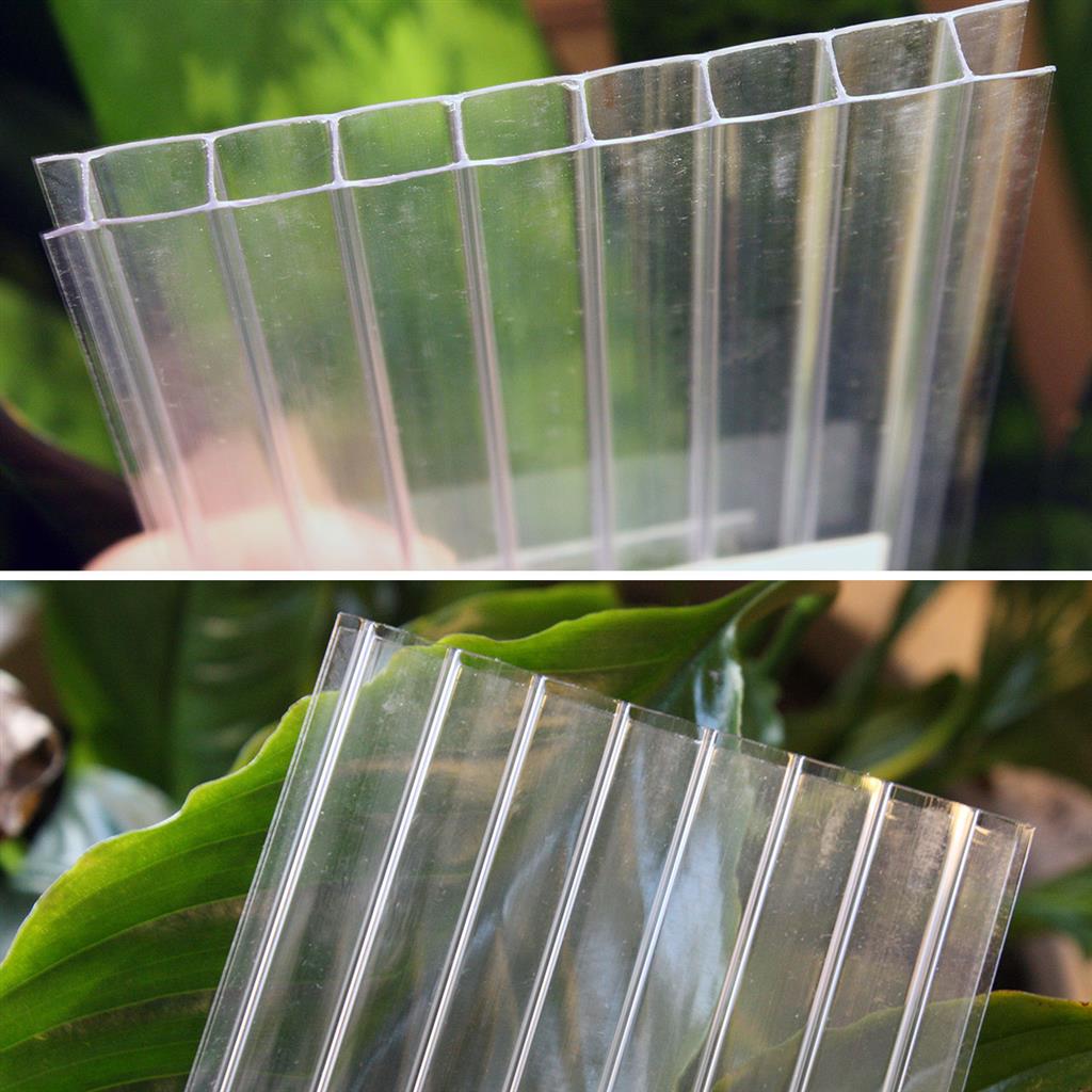 Plaque Sunlite en polycarbonate transparent 16 mm 1,05 x 3,5 m