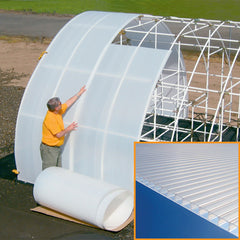 DynaGlas Clear Corrugated Roofing Polycarbonate Panels – Greenhouse  Megastore