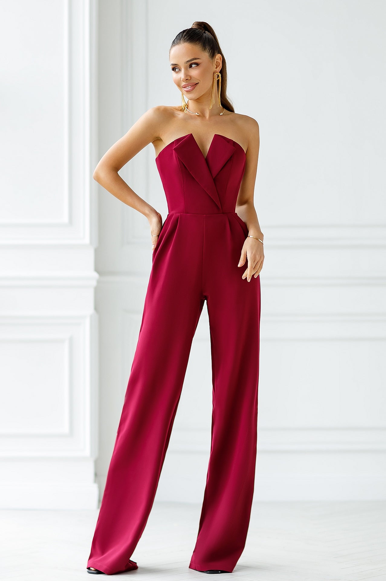 Bordeaux Bridal Jumpsuit