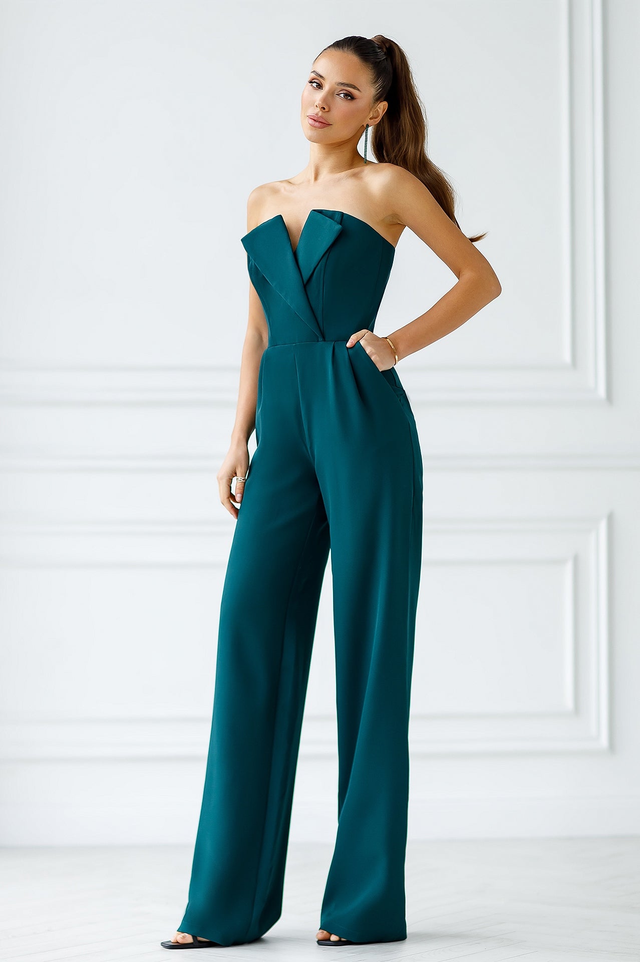 Emerald Bridal Jumpsuit