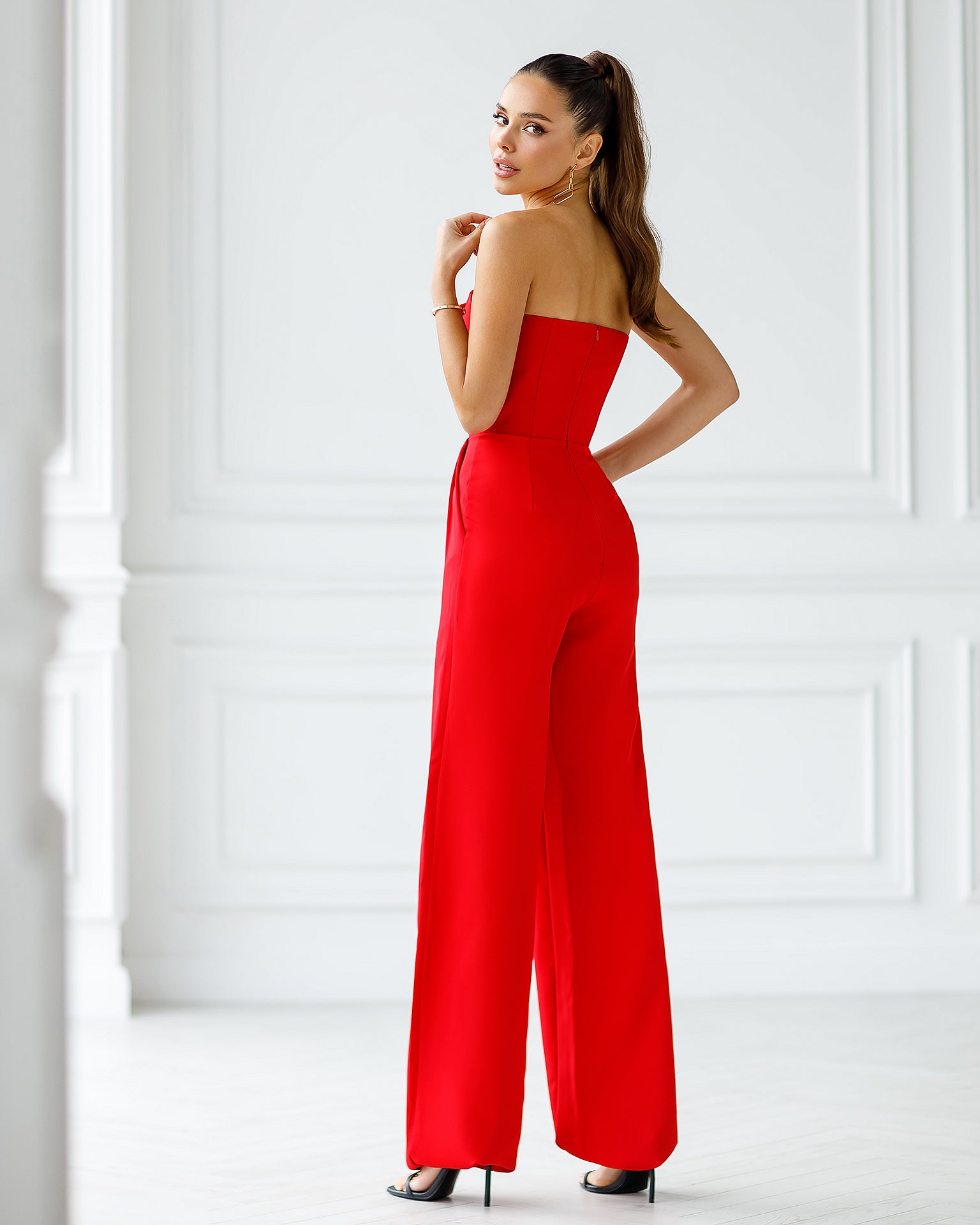 Red Bridal Jumpsuit