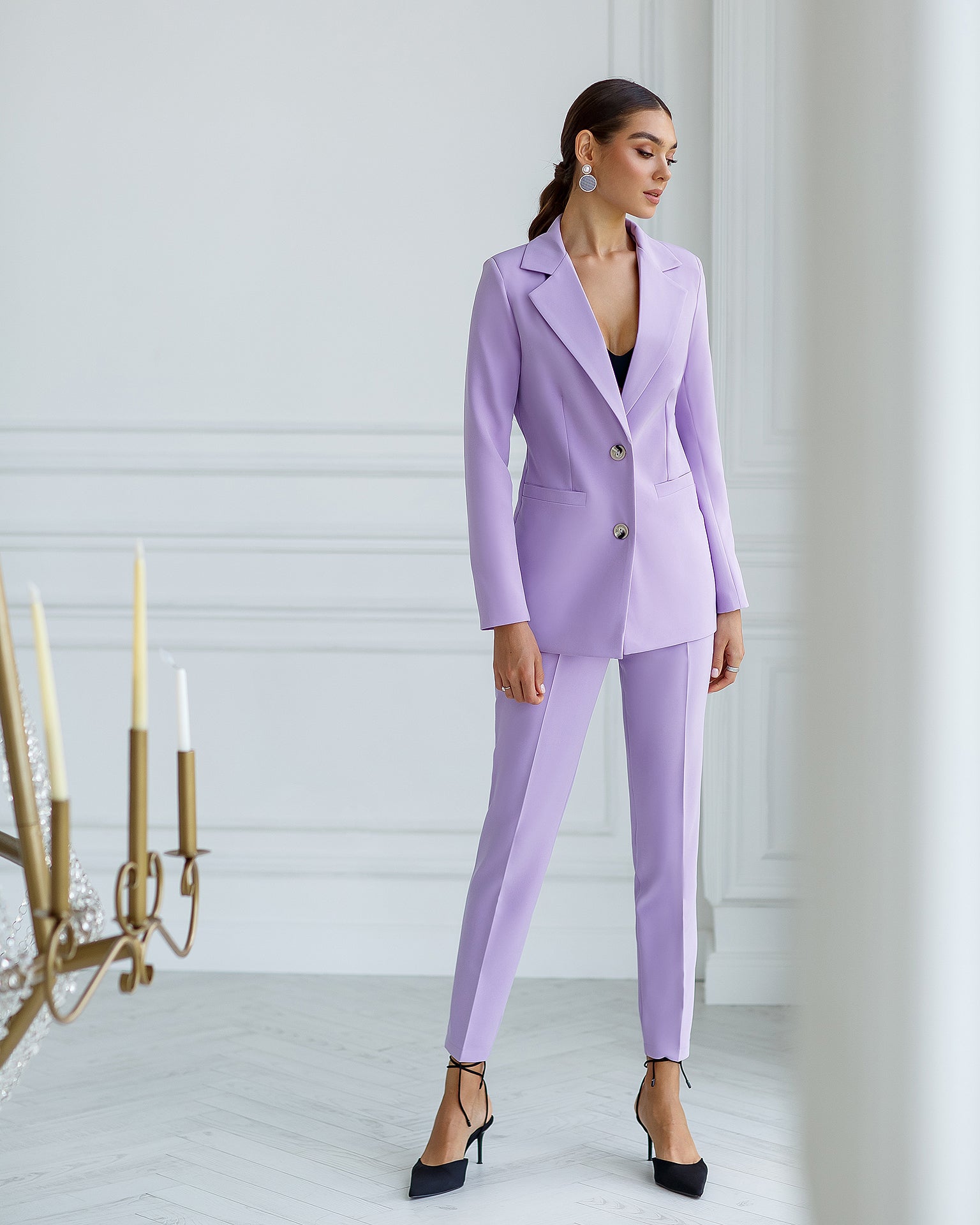 London Lavender Slim-Fit Suit 2-Piece – ELAGIA