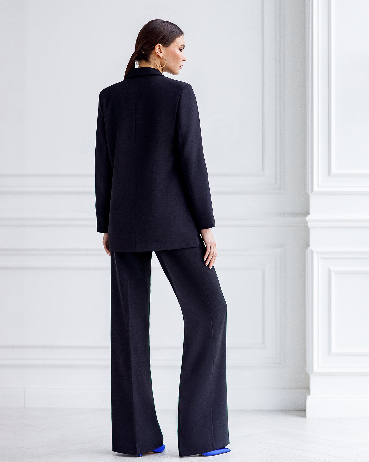 Black Oversized 2-Piece Suit