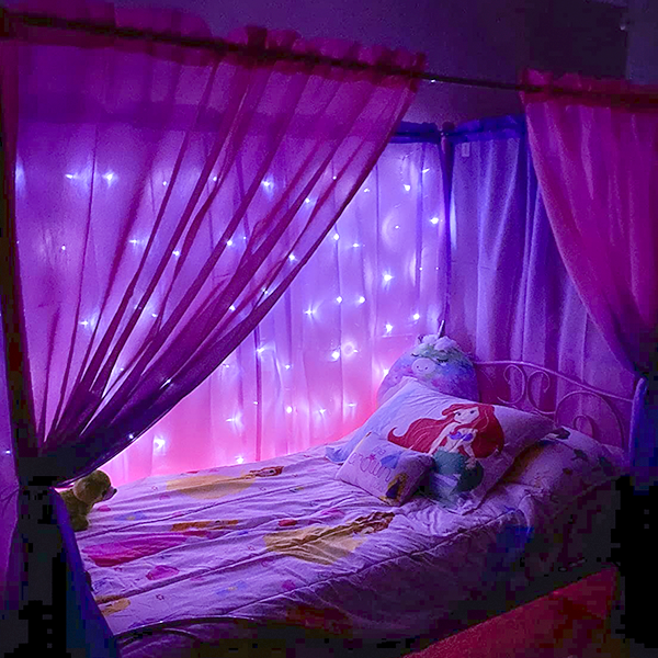 Fairy Curtain Lights - Hang Curtain Lights Ideas - Ollny