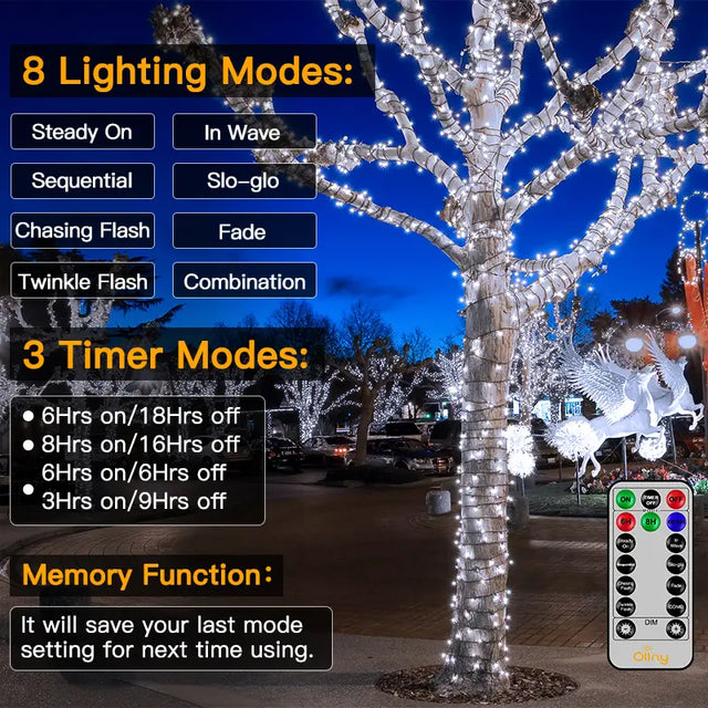 USB Christmas tree lights - 300 LED wires, cold white, CATEGORIES \  Christmas offer 2023