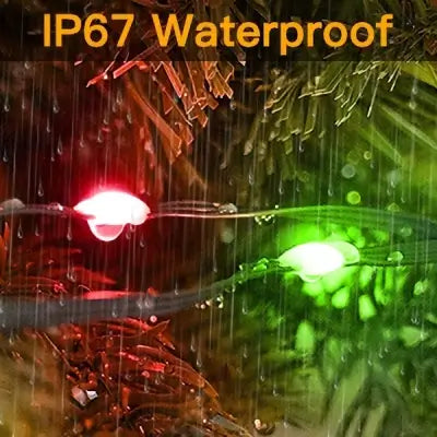 Ollny's 1000 leds multicolor Christmas lights are IP67 waterproof