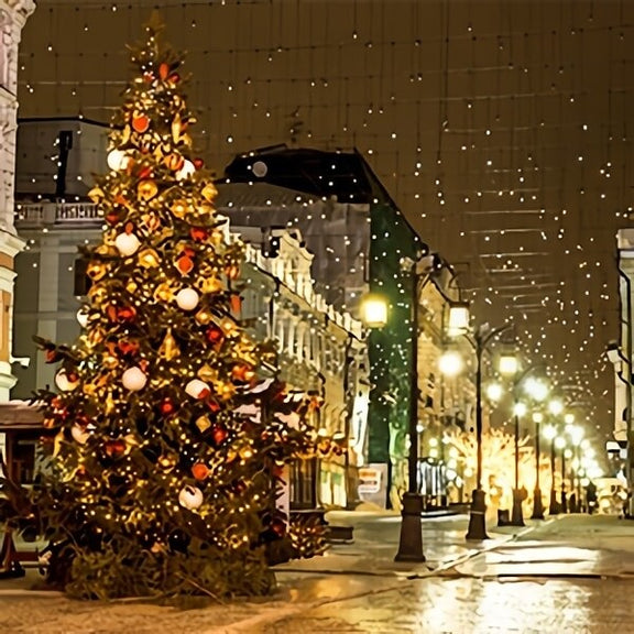 Canopy String Lights -Warm White Christmas Lights -Tree Lights -Ollny