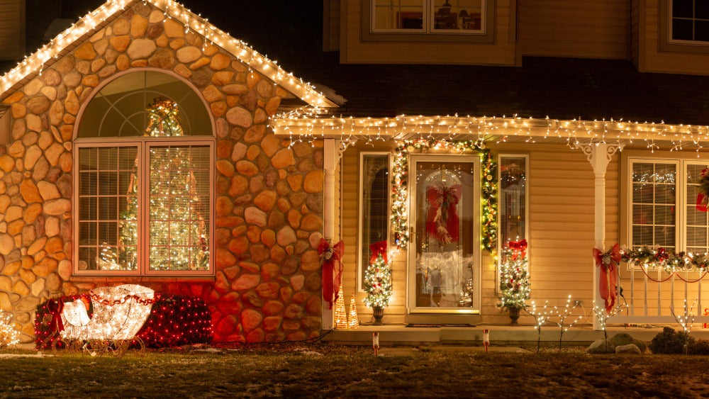 Christmas Light Installation in Lely FL