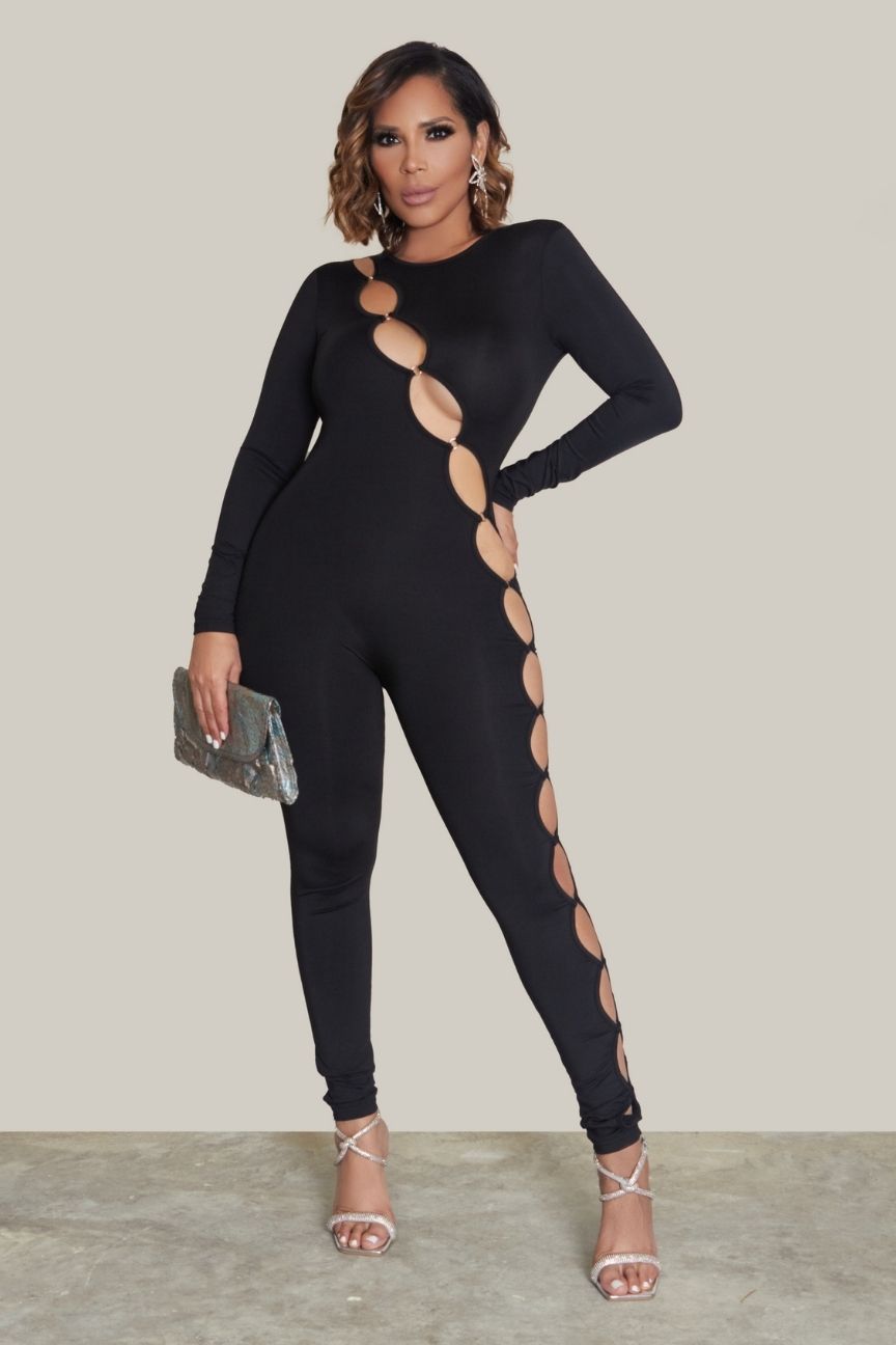 Sexy Cut Out Unitard Jumpsuit - MY SEXY STYLES product image