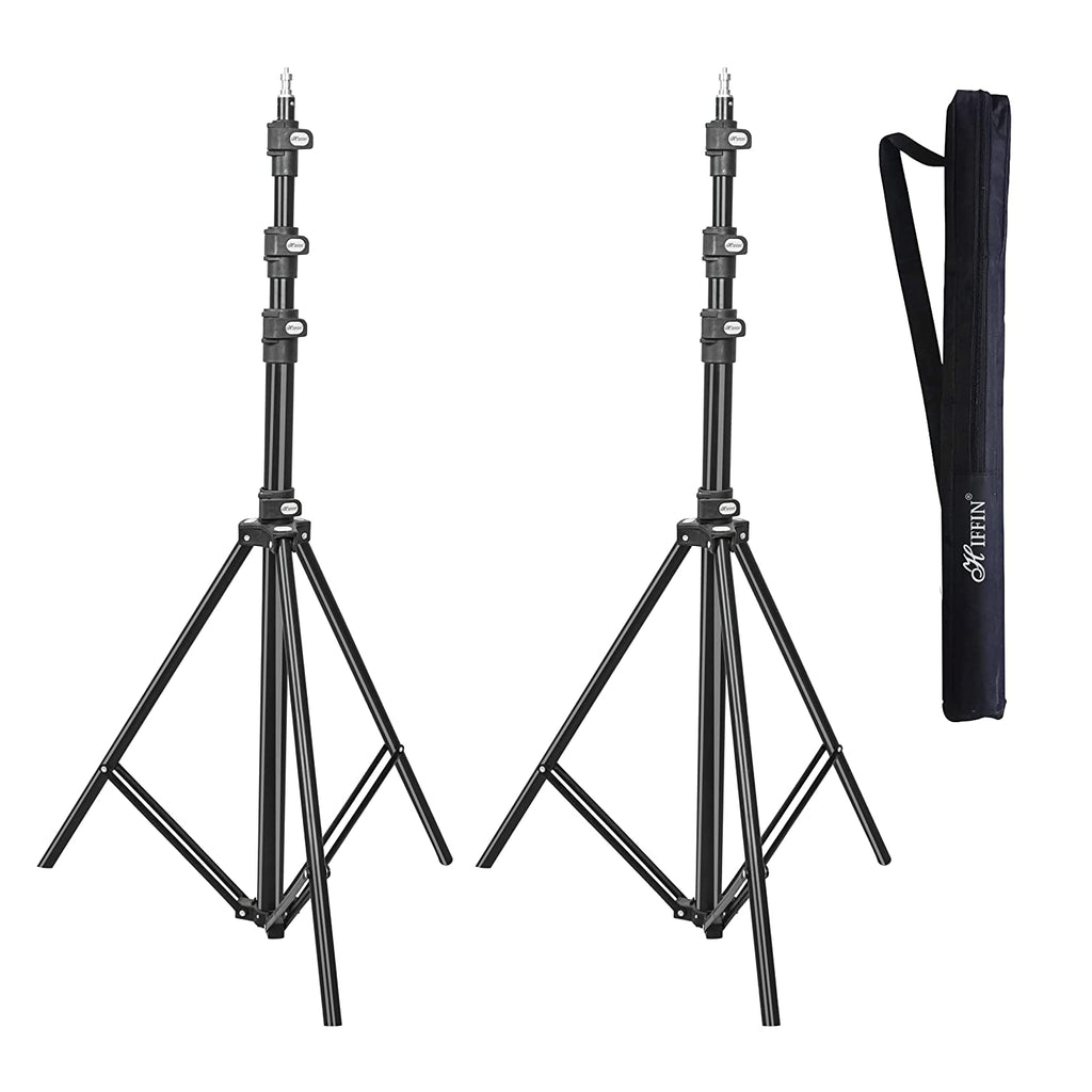 HIFFIN® Combo Portable Background Backdrop Support Stand Kit 14ft Tall |  HIFFIN