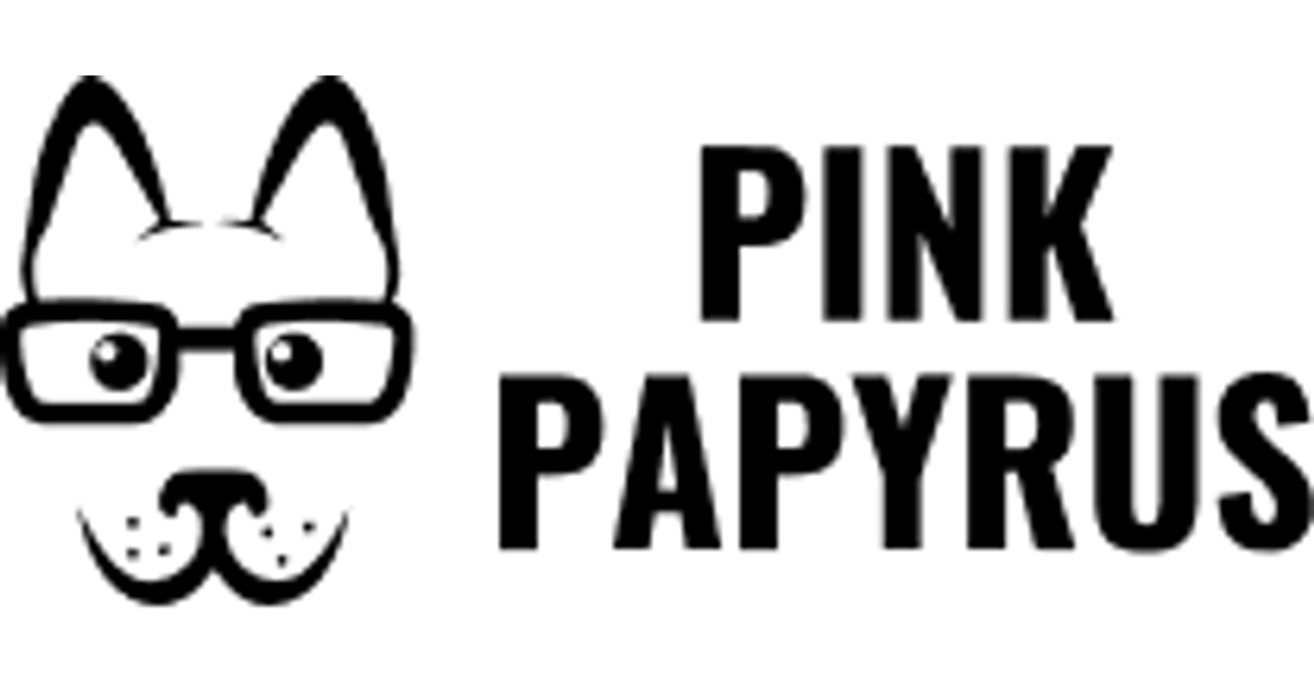 Pink Papyrus Drew Dog Collar - L : Target