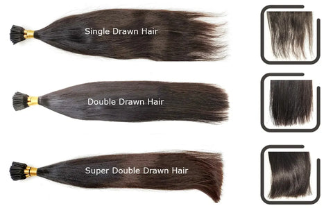 Cabello simple versus cabello doble