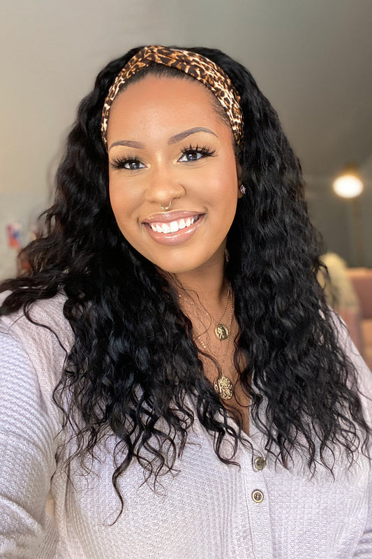 Boho Crochet Box Braids with Human Hair Curls Pre-Looped Deep Wave 20