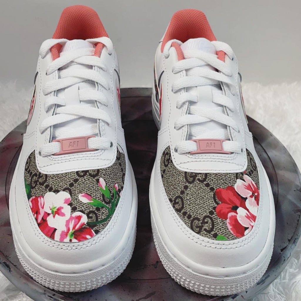pink gucci air force 1