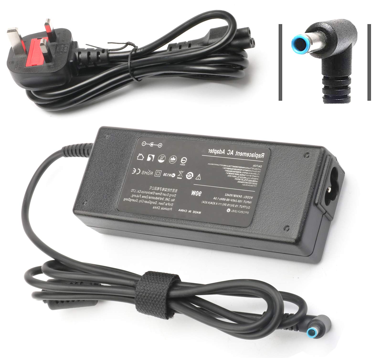 90W Laptop Charger for HP 250-G7 250-G6 G5 G4 350-G2 (Compatible 65W/4 – JS  Bazar