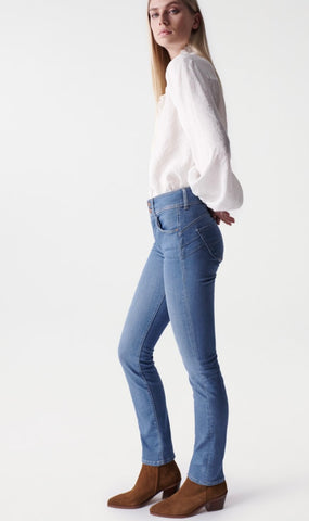 Salsa Secret Push In Slim Jeans in Denim