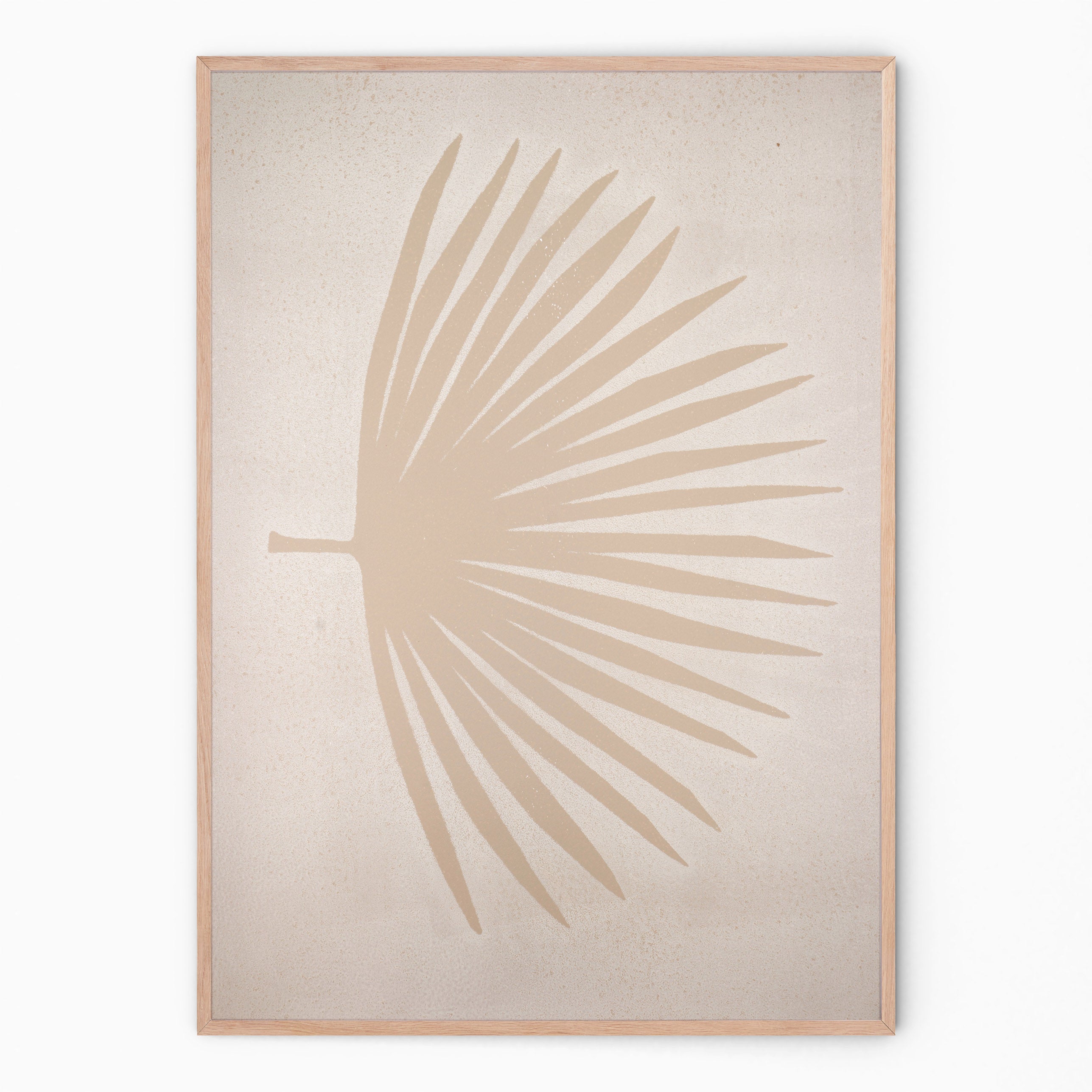 Beige & Chalk Botanical Print I La Palma Tranquila 50x70 cm I Enkel Art  Studio